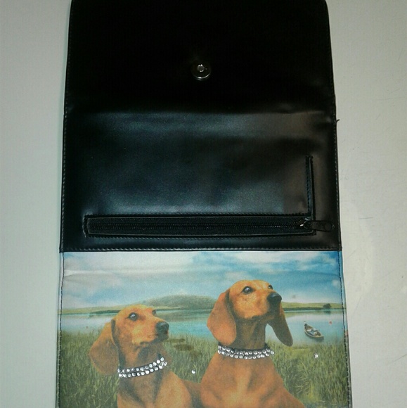 2/$20 Daschund wiener dog wallet - Picture 2 of 4